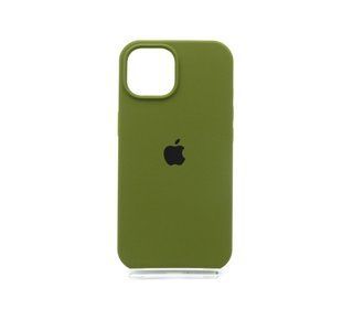 Силіконовий чохол Full Cover для iPhone 15 dark olive (virid)