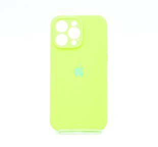 Силіконовий чохол Full Cover для iPhone 14 Pro Max party green Full Camera
