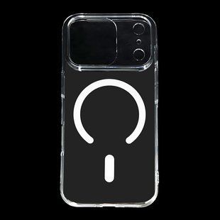 Чохол Fibra Clear with MagSafe для iPhone 17 Pro Max clear Full Camera