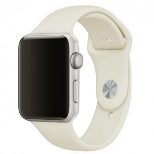 Силиконовый ремешок для Apple Watch 42/44mm M (11) Antique white