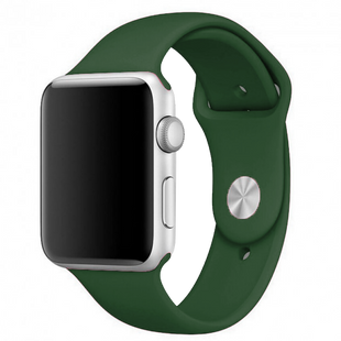 Силиконовый ремешок для Apple Watch 42/44mm M (49) forest green