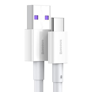 USB кабель Baseus CATYS-02 Superior Series Fast Charging Type-C 66W 1m white