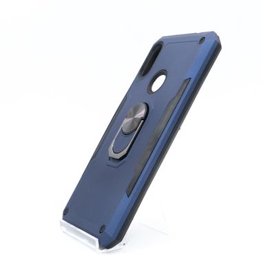 Чохол Serge Ring for Magnet для Xiaomi Redmi Note7/Note7Pro blue протиударний з магніт тримачем