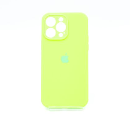 Силіконовий чохол Full Cover для iPhone 14 Pro Max party green Full Camera