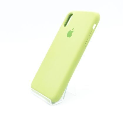 Силіконовий чохол Full Cover для iPhone X/XS green(1)