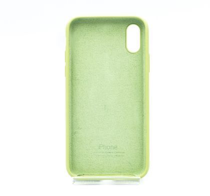 Силіконовий чохол Full Cover для iPhone X/XS green(1)