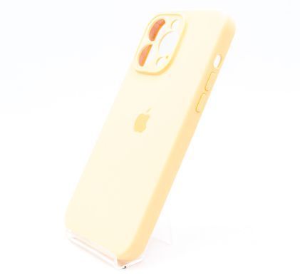 Силіконовий чохол Full Cover для iPhone 14 Pro Max cantaloupe Full Camera