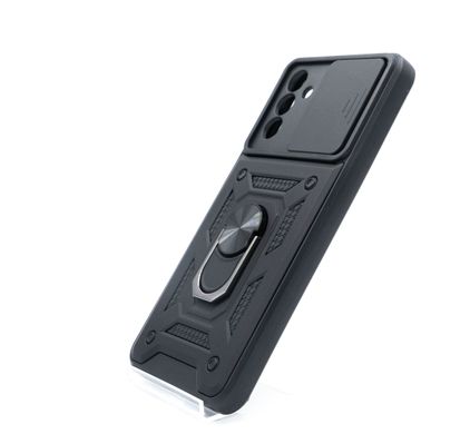 Чохол Camshield Serge Ring for Magnet для Samsung A04S black протиударний шторка/захист камери