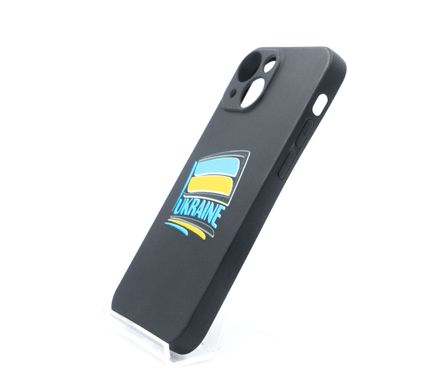 Силіконовий чохол MyPrint для iPhone 13 mini Epik Black TPU Full camera Прапорець