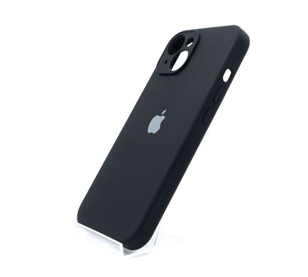 Силіконовий чохол Full Cover для iPhone 14 black Full Camera