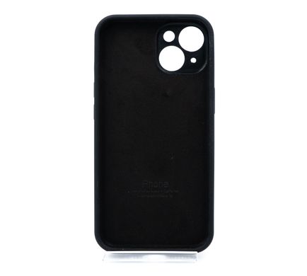 Силіконовий чохол Full Cover для iPhone 14 black Full Camera