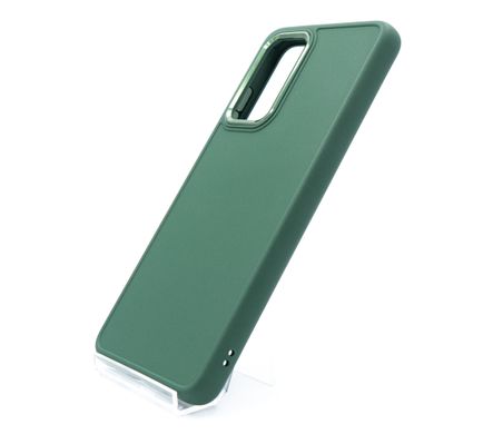 TPU чохол Bonbon Metal Style для Samsung A52 4G/A52 5G/A52s army green