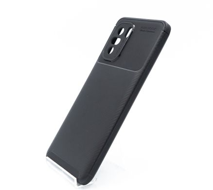 Силиконовый чехол Ultimate Experience Carbon для Xiaomi Poco F3/Redmi K40 (TPU) black