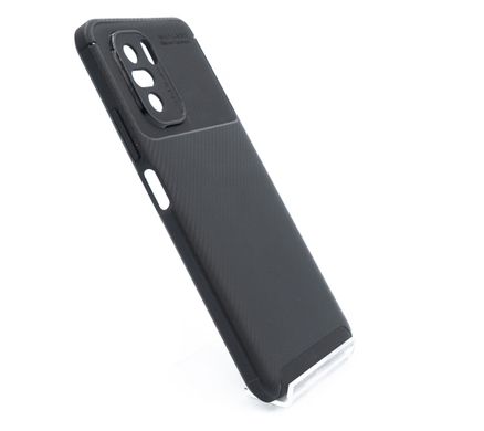 Силіконовий чохол Ultimate Experience Carbon для Xiaomi Poco F3/Redmi K40 (TPU) black