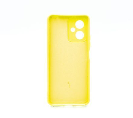 Силіконовий чохол Full Cover для Xiaomi Redmi Note 12 5G/Poco X5 5G yellow Full Camera без logo