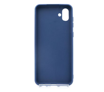 Силіконовий чохол Soft Feel для Samsung A04 blue Candy
