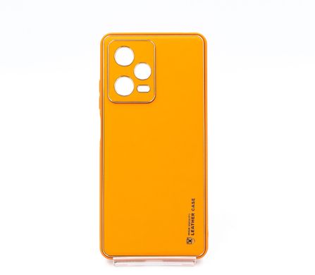 Чохол шкіра Xshield для Xiaomi Redmi Note 12 Pro 5G apricot