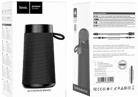 Колонка Hoco HC13 Sports BT speaker black