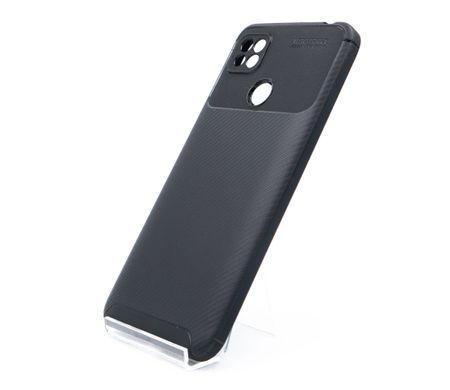 Силіконовий чохол Ultimate Experience Carbon для Xiaomi Redmi 9C black (TPU) Full Camera