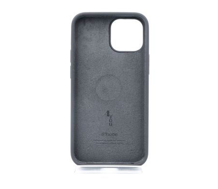Силіконовий чохол Full Cover для iPhone 13 mini marengo (dark grey) Full Camera