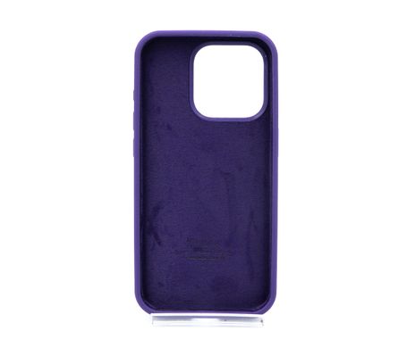 Силіконовий чохол Full Cover для iPhone 15 Pro new purple (amethust)