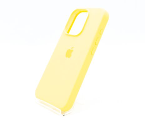 Силіконовий чохол Full Cover для iPhone 15 Pro yellow