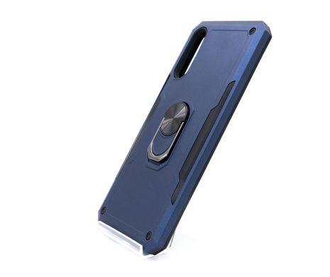 Чехол Serge Ring for Magne для Samsung A70 blue противоударный с магнит держателем