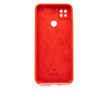 Силіконовий чохол Full Cover для Xiaomi Redmi 9C red Full Camera