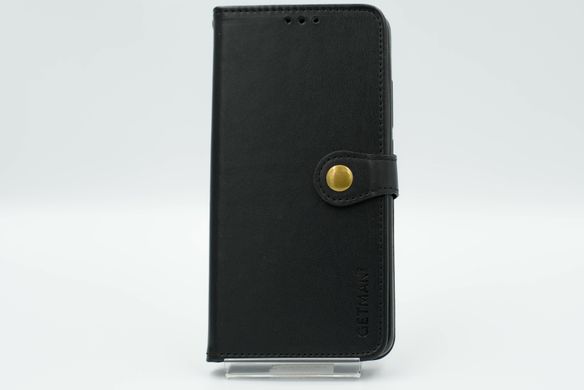 Чехол-книжка кожа для Xiaomi Mi Note 10 Lite black Getman Gallant PU