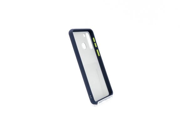Чохол 2 в 1 Matte Color для Samsung A21 blue/green