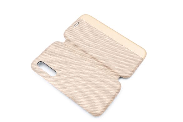 Чохол книжка G-Case для Xiaomi Mi9 SE gold текстиль