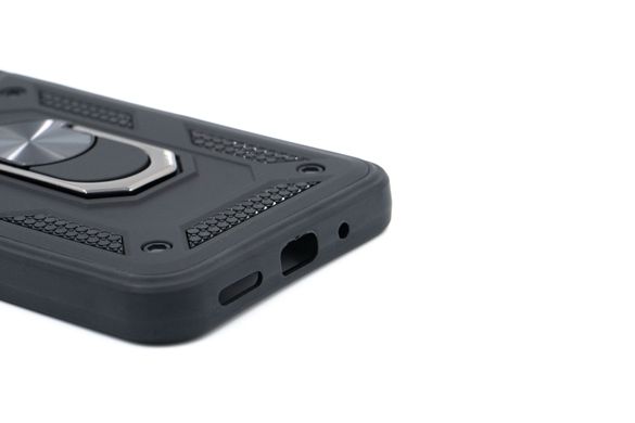 Чохол SP Serge Ring for Magnet для Xiaomi Redmi 9C black протиударний Full Camera