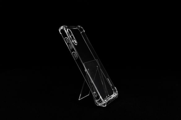 Чохол (TPU) Getman Ease logo для Samsung A02 clear з посил.кутами