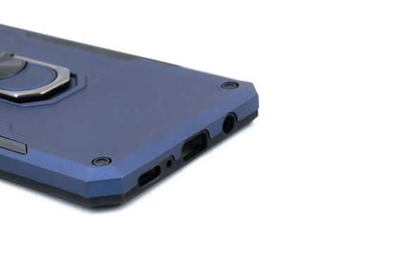 Чохол Serge Ring for Magne для Samsung A70 blue протиударний з магнітним тримачем