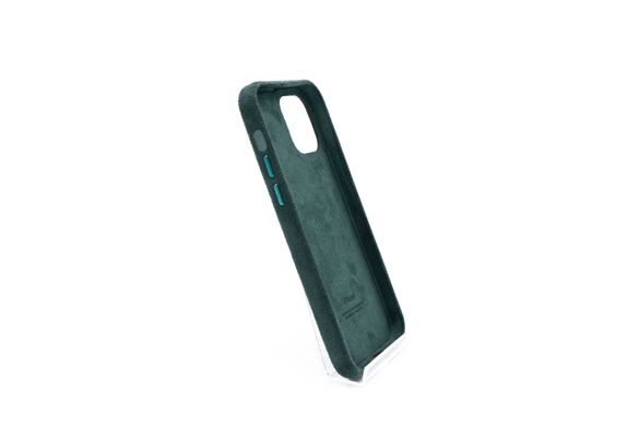 Силіконовий чохол ALCANTARA Full для iPhone 12/12 Pro green