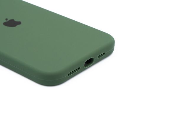 Силіконовий чохол Full Cover для iPhone 12 Pro Max dark green
