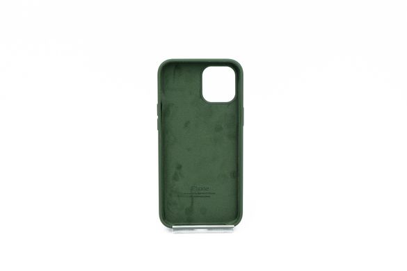 Силіконовий чохол Full Cover для iPhone 12 Pro Max dark green