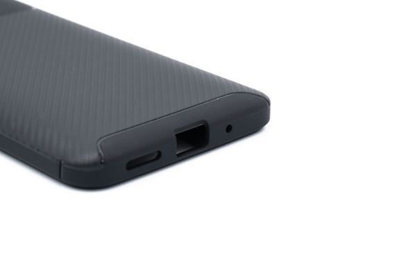 Силіконовий чохол Ultimate Experience Carbon для Xiaomi Redmi 9C black (TPU) Full Camera