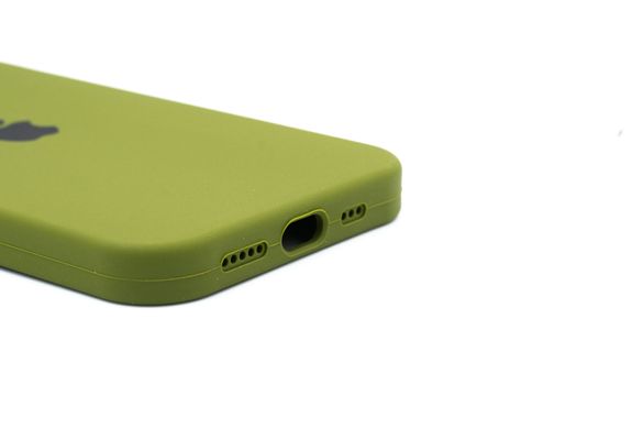 Силіконовий чохол Full Cover для iPhone 15 dark olive (virid)