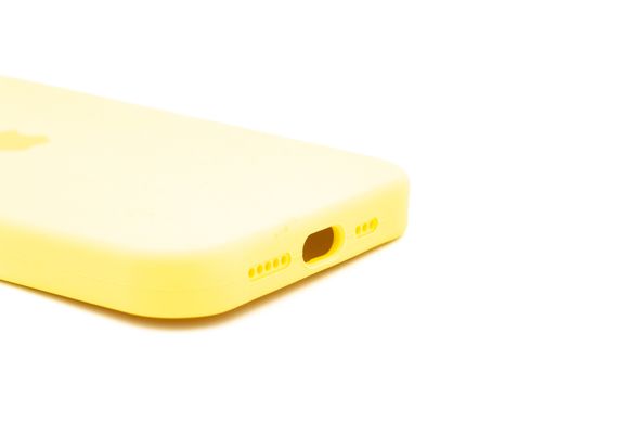 Силіконовий чохол Full Cover для iPhone 15 Pro yellow
