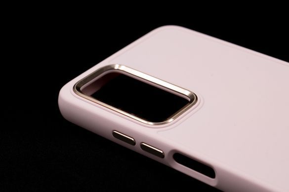 TPU чехол Bonbon Metal Style для Xiaomi Redmi Note 11 Pro 4G/5G Note 12 Pro 4G light pink