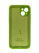 Силіконовий чохол Full Cover для iPhone 14 Plus lime green Full Camera