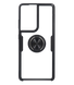 TPU+PC чехол Deen CrystalRing с магнитом для Samsung S21 ultra clear/black