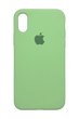 Силиконовый чехол Full Cover для iPhone XS Max mint