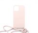 Силіконовий чохол WAVE Lanyard для iPhone 12/12Pro pink sand (TPU)