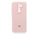 Силіконовий чохол Full Cover для Xiaomi Redmi Note 8 Pro pink sand My color Full Camera