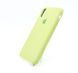 Силіконовий чохол Full Cover для iPhone X/XS green(1)