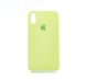 Силіконовий чохол Full Cover для iPhone X/XS green(1)