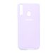Силіконовий чохол Full Cover для Samsung A20s lilac