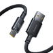 USB кабель Baseus New Braided Fast Charging Type-C 100W/7.5W 1m black